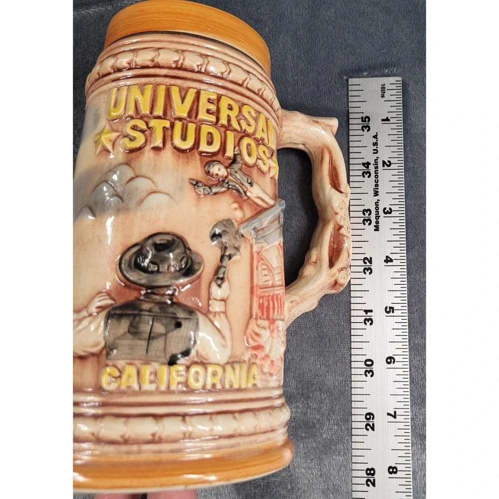 Vintage Souvenir Universal Studios Hollywood CA‎ Collapsing Bridge Beer Stein